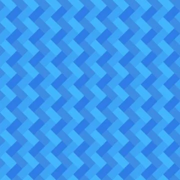 Blue geometric rectangle seamless background Stock Illustration