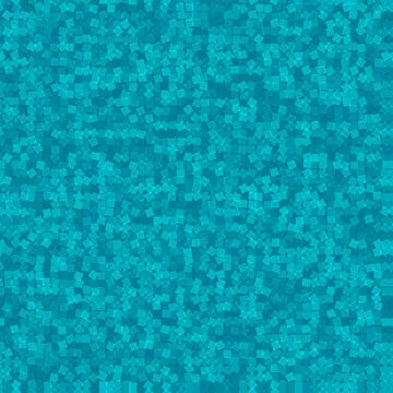 Blue geometric seamless pattern. Funny abstract mosaic background. Virtual co Stock Illustration