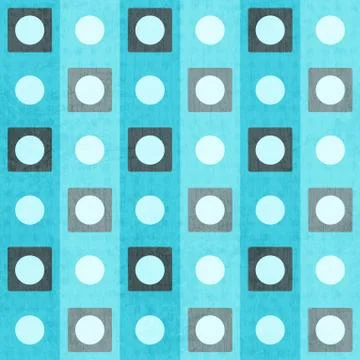 Blue geometric seamless pattern Stock Illustration