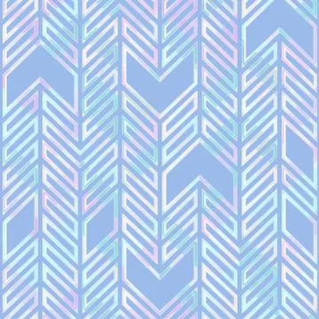 Blue geometric seamless pattern Stock Illustration