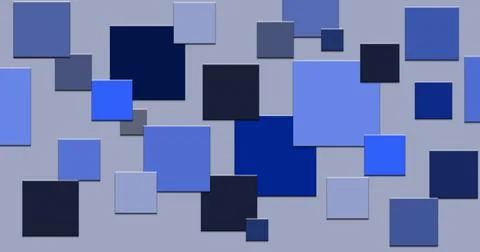 Blue geometric shape structure for art banner design Stock Illustration