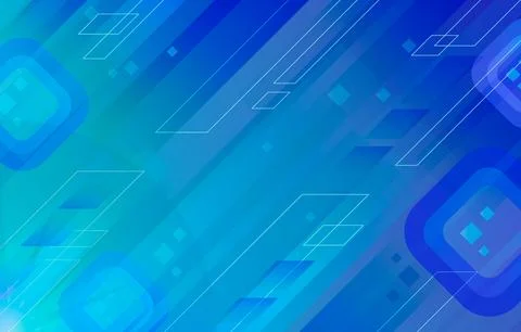 Blue-geometric-shape-vector-background 库存插图