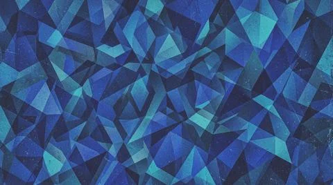 Blue geometric shapes background texture. Fotos Stock