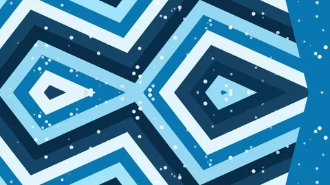 Blue Geometric Shapes with White Dots Animation. 스톡 동영상 330926342
