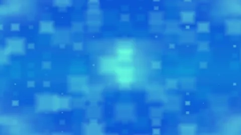 Blue Geometric Square Texture Video Background with Technological Design Stock Footage 277420256
