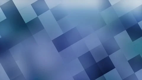Blue geometric squares background animation, abstract mosaic grid pattern Stock Footage 330884078