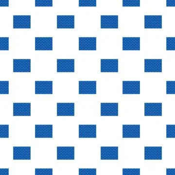 Blue geometric squares creating a repeating pattern Stockillustratie