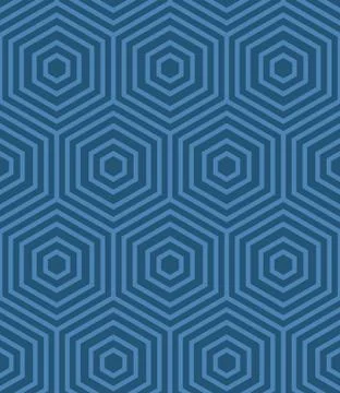 Blue Geometric Vector Pattern Stock Illustration