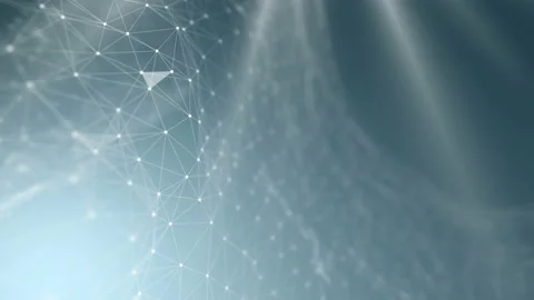 Blue geometric vibrating environment or pulsating math background Stock Footage 113675439