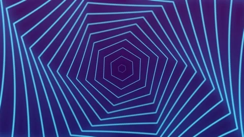 Blue geometric video background Vidéo 172590430
