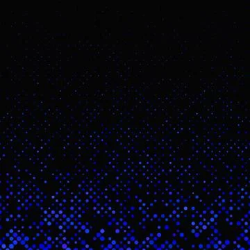 Blue geometrical abstract dot pattern background Stock Illustration