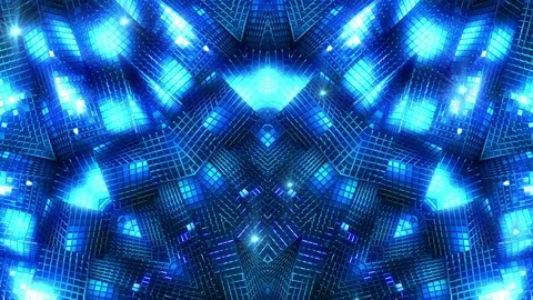 Blue Geometry Background Stock Footage 102433479