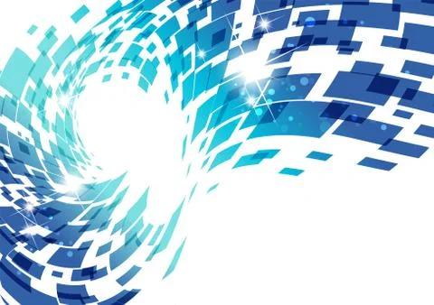 Blue geometry background Stock Illustration