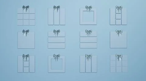 Blue gift background Stock Illustration