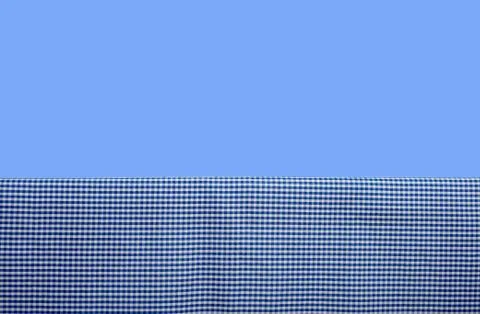 Blue gingham background Stock Photos
