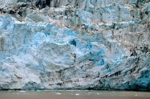 Blue glaciers Stock Photos