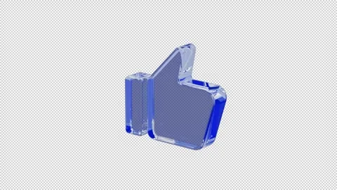 Blue Glass Like Stock Footage 282582744