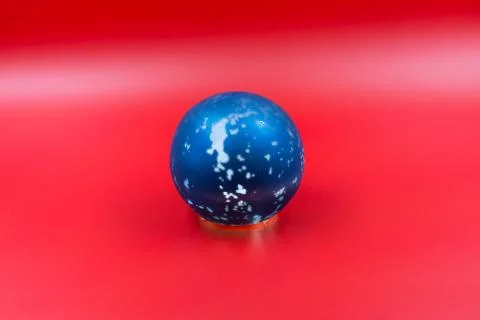 Blue glass globe Stock Photos