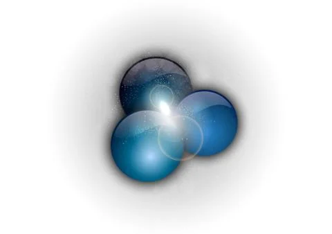 Blue glass Stock Illustration