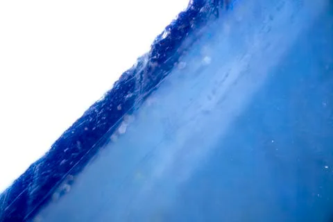 Blue Glass Sharp Edge Stock Photos