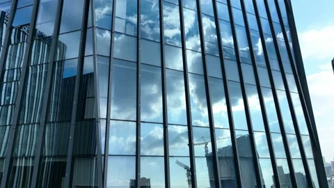 Blue Glass Windows Of Skyscraper Stock Footage 172289051