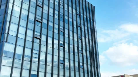 Blue Glass Windows Of Skyscraper Stock Footage 172289130