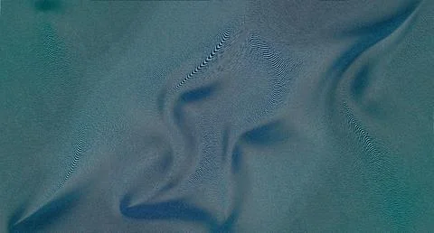 Blue glitch art effect or moiré pattern. Stock Photos