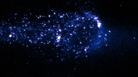 Blue Glitter 3 Vídeo Stock 61439262