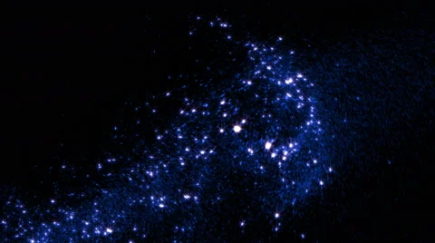 Blue Glitter 6 Stock Footage 61438945