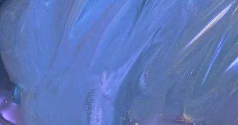 Blue glitter abstract liquid background. Blue shiny moving colorful fluid paint Stock Illustration