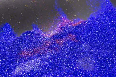 Blue Glitter Background Stock Photos
