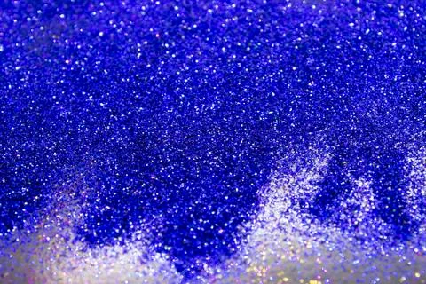 Blue Glitter Background Stock Photos