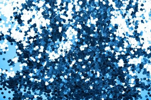 Blue glitter background Stock Photos