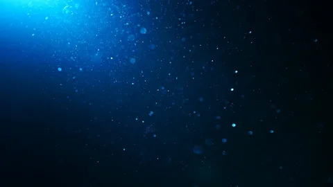 Blue glitter background. Underwater part... | Stock Video | Pond5