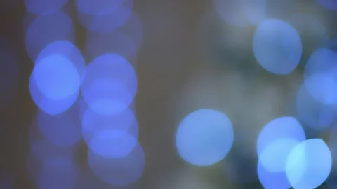 Blue glitter bokeh background animation (seamless loop) Stock Footage 258465586