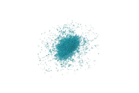 Blue glitter isolated on white background. Shiny particles. Party, Merry Chri Stock Photos