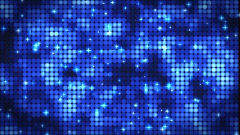Blue  glitter light and sparkle mosaic background 4K Stock Footage 257428407