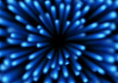 Blue Glitter Light Raining Vector Illustration Stock Illustration