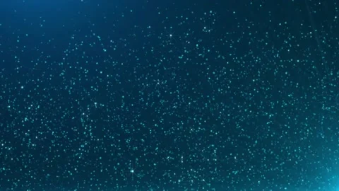 Blue Glitter Particles Are Moving And Glowing Stock-Footage 170736009