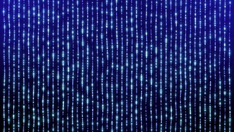 Blue glitter rain grid Stock Footage 105777738