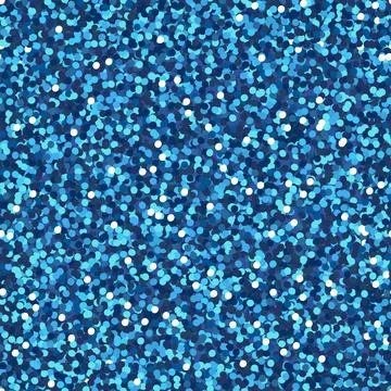 Blue glitter seamless pattern, Shiny party background with blue shimmer texture Stock Illustration