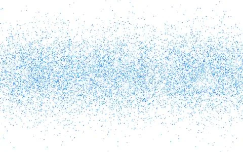 Blue glitter sparkle on a transparent background. Blue vibrant background wit Stock Illustration