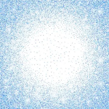 Blue glitter sparkle on a transparent background. Blue vibrant background wit 스톡 일러스트