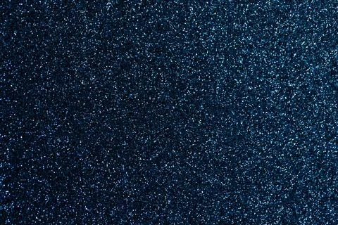 Blue glitter texture holidays background. Macro shot Stock Photos