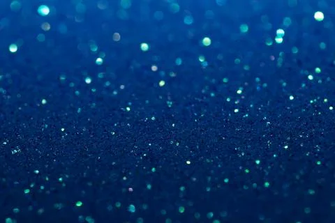 Blue glitter textured patterned background Stock Photos