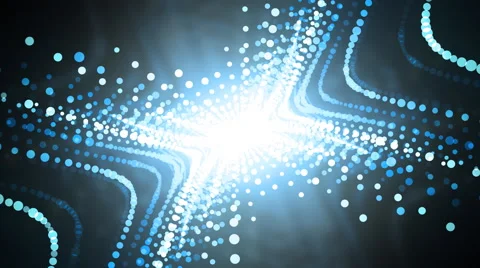 Blue Glitter Wave Stock Footage 41069418