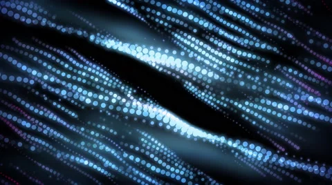Blue Glitter Waves Background Stock Footage 52528747
