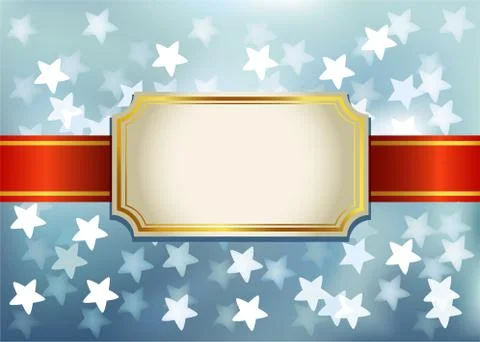 Blue glittering background Illustrazione stock