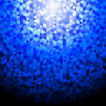 Blue glittering lamina sequins mosaic pattern. Stock Illustration