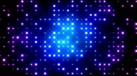 Blue Glittering Light Grid 動画素材 40594271